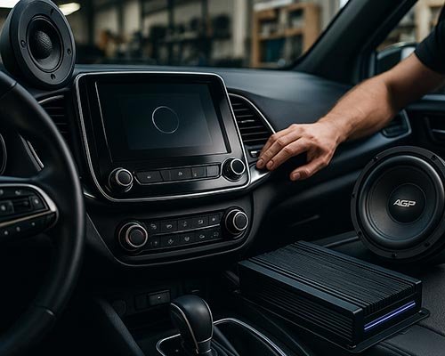 Instalación de audio automotriz